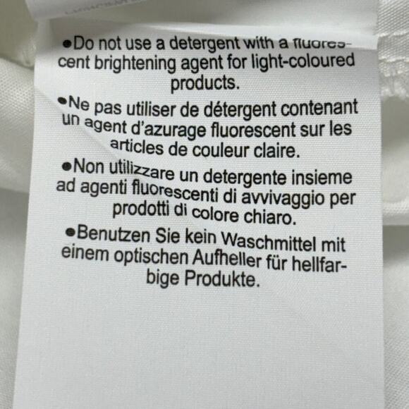 MUJI Women's White Easy-Dry Organic Cotton‎ Long Sleeve Blouse Size Small - Picture 11 of 11